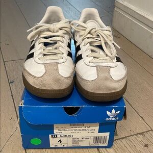 Adidas Samba OG White and Black Shoes